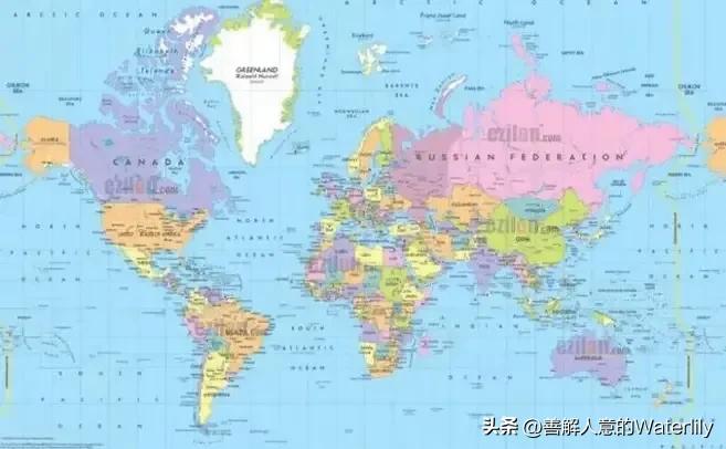 各国的世界地图手绘,各国的世界地图排名