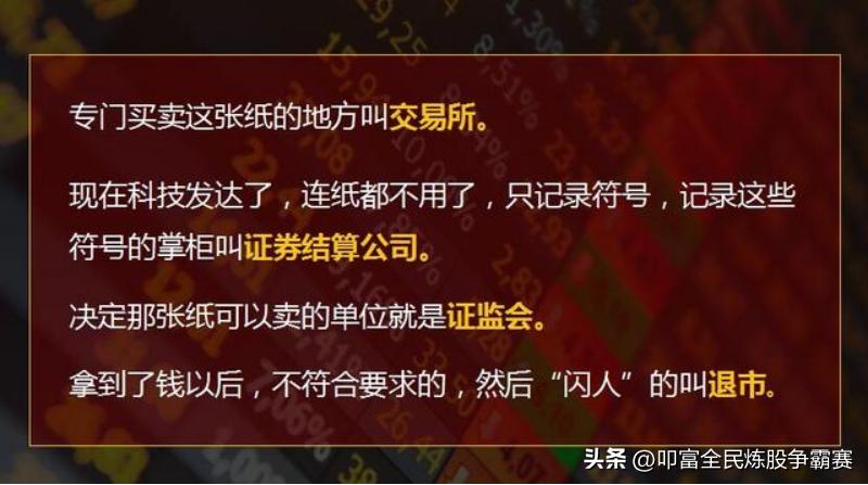 炒股前，你必须了解的3分钟股市知识大全