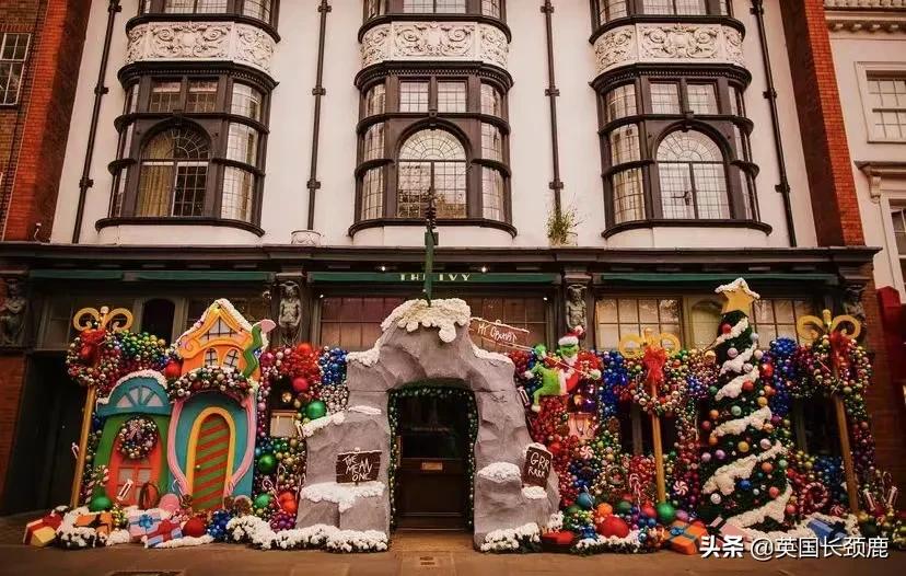 伦敦圣诞橱窗,2021年英国圣诞