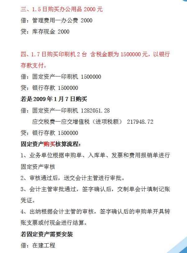 干货满满之句句重点,会计账务处理的七个方法