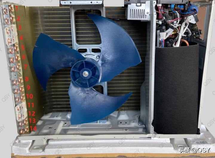 华凌3匹N8HK1新风空调拆机N8HB1A的配置多了新风功能