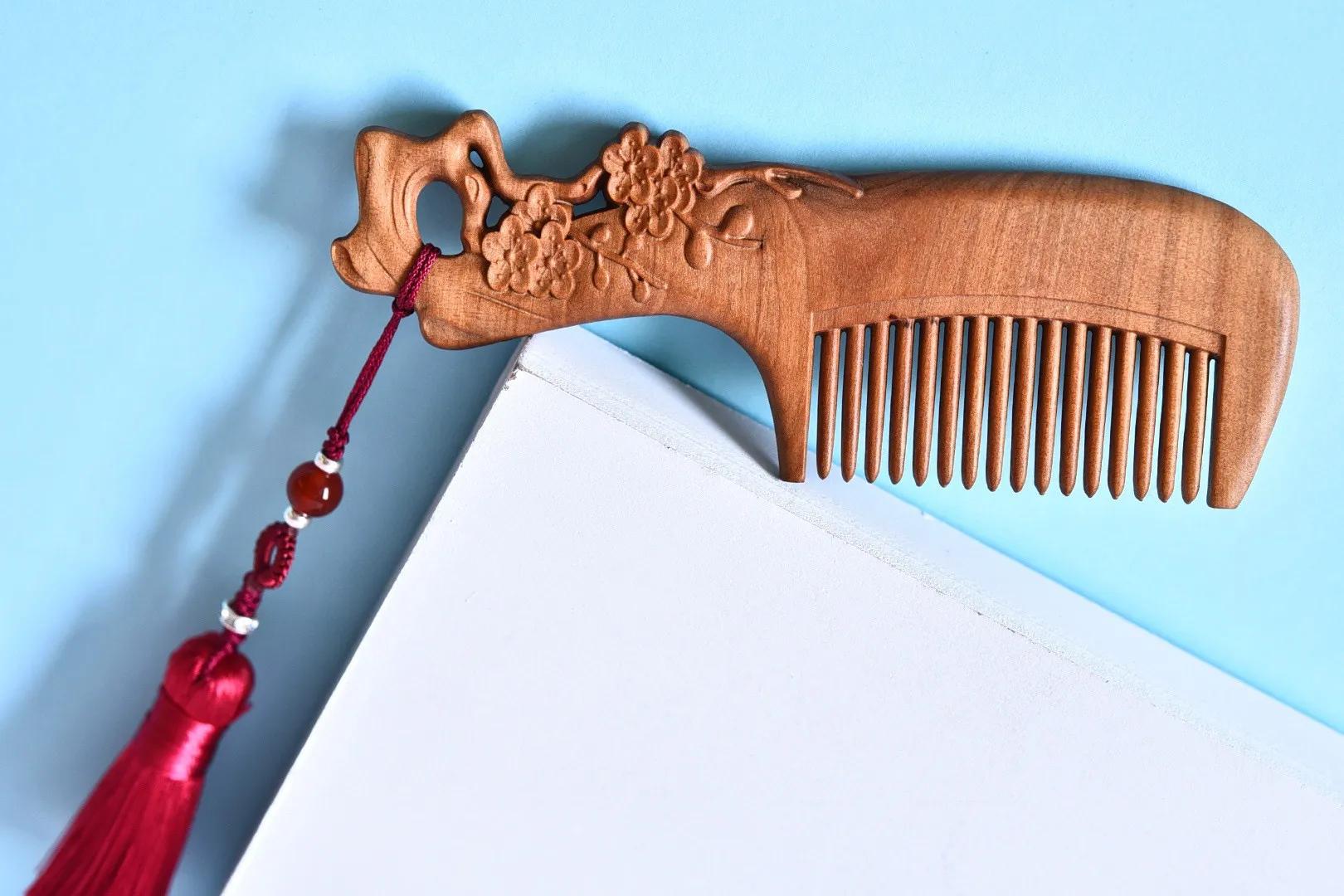 印度老山檀香美人梳,印度老山檀香按摩梳