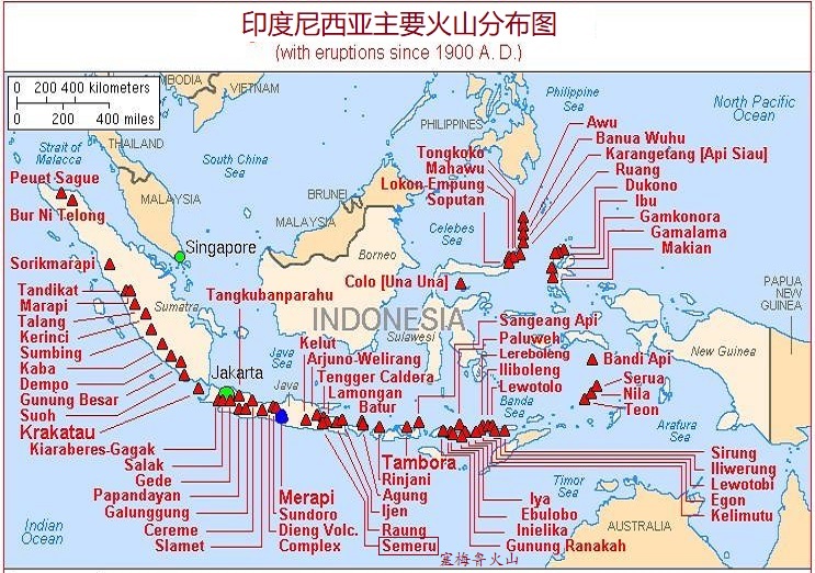 塞梅鲁火山灰扩散方向,印度尼西亚火山爆发全程景观