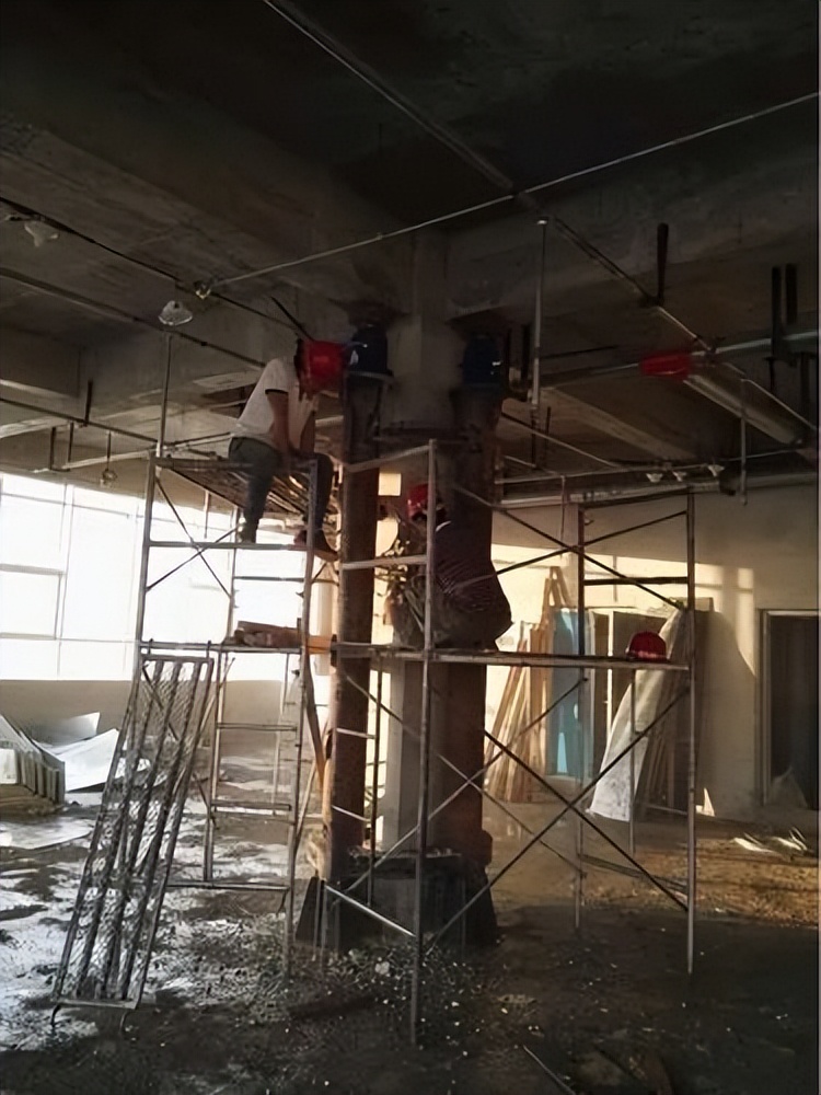 框架柱怎么分解,框架柱置换