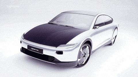 最新太阳能充电汽车,太阳能充电概念车惊艳亮相