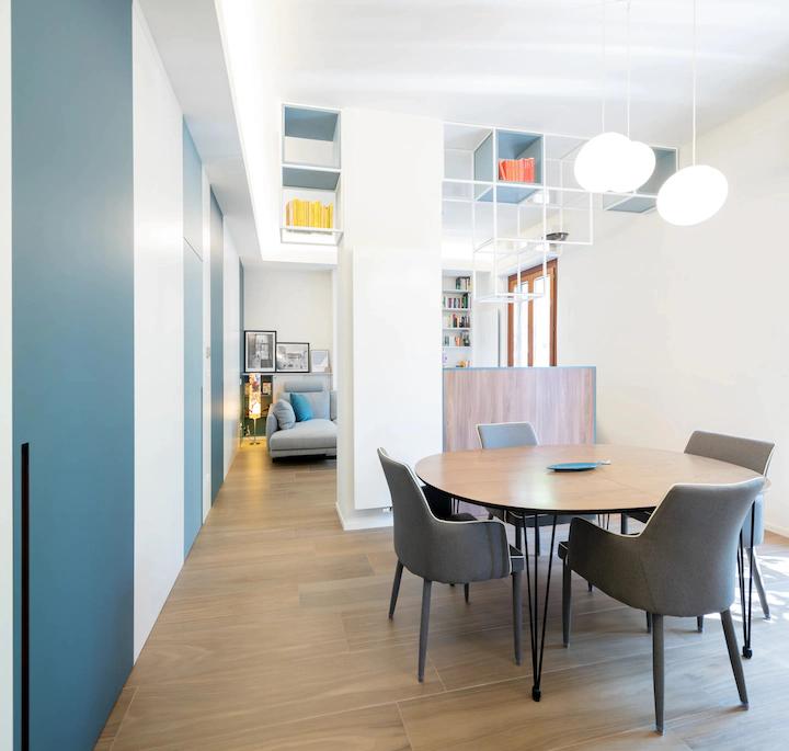 全屋玻璃柜子,最简单的玻璃隔断加柜子