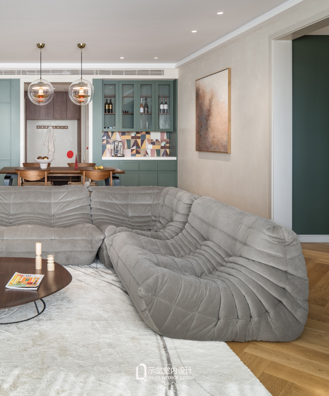 130平艺术感私宅设计图,低调有质感的私宅设计