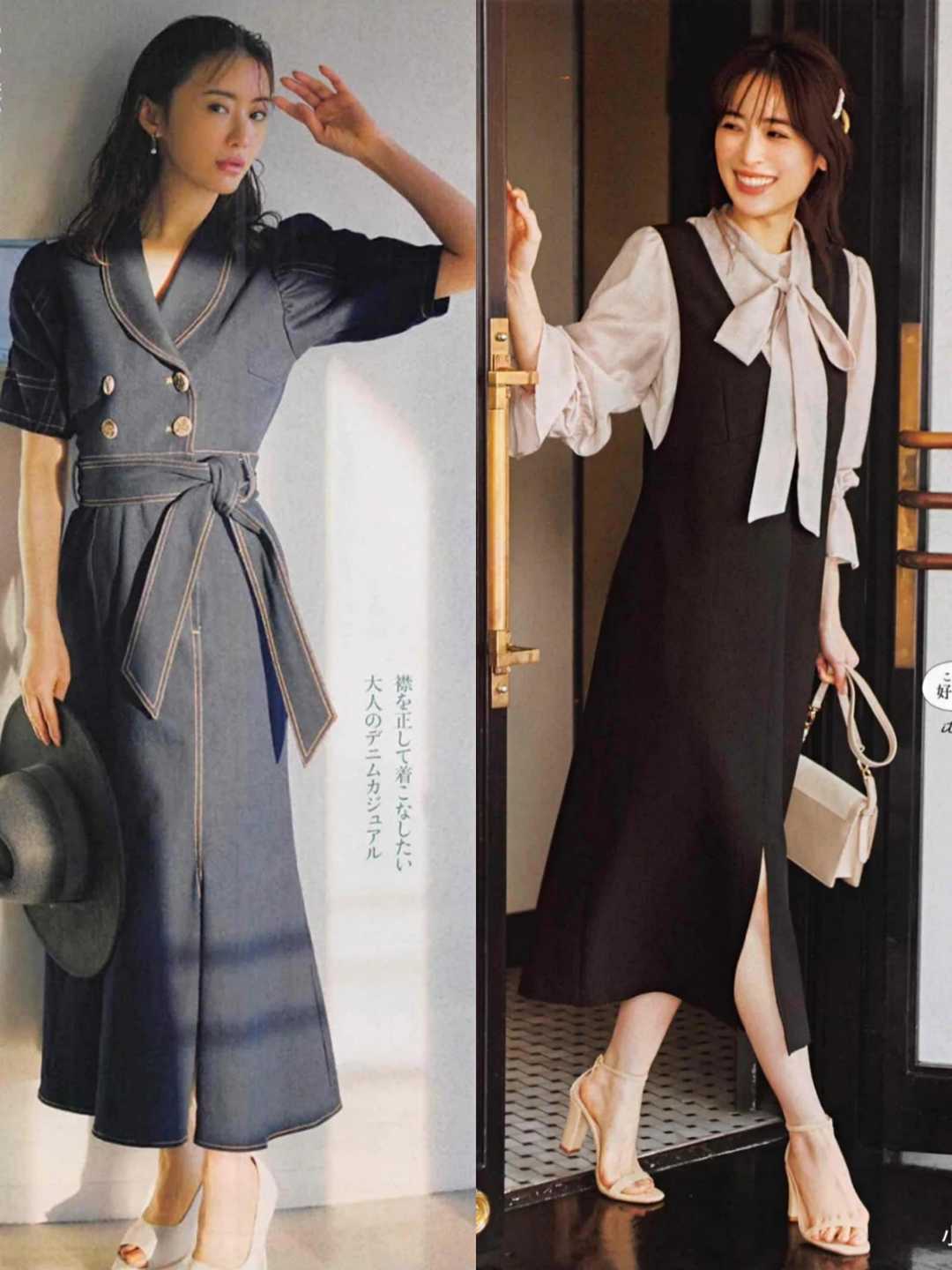 时尚不显胖夏天连衣裙穿搭,夏天穿搭女2022高级法式连衣裙