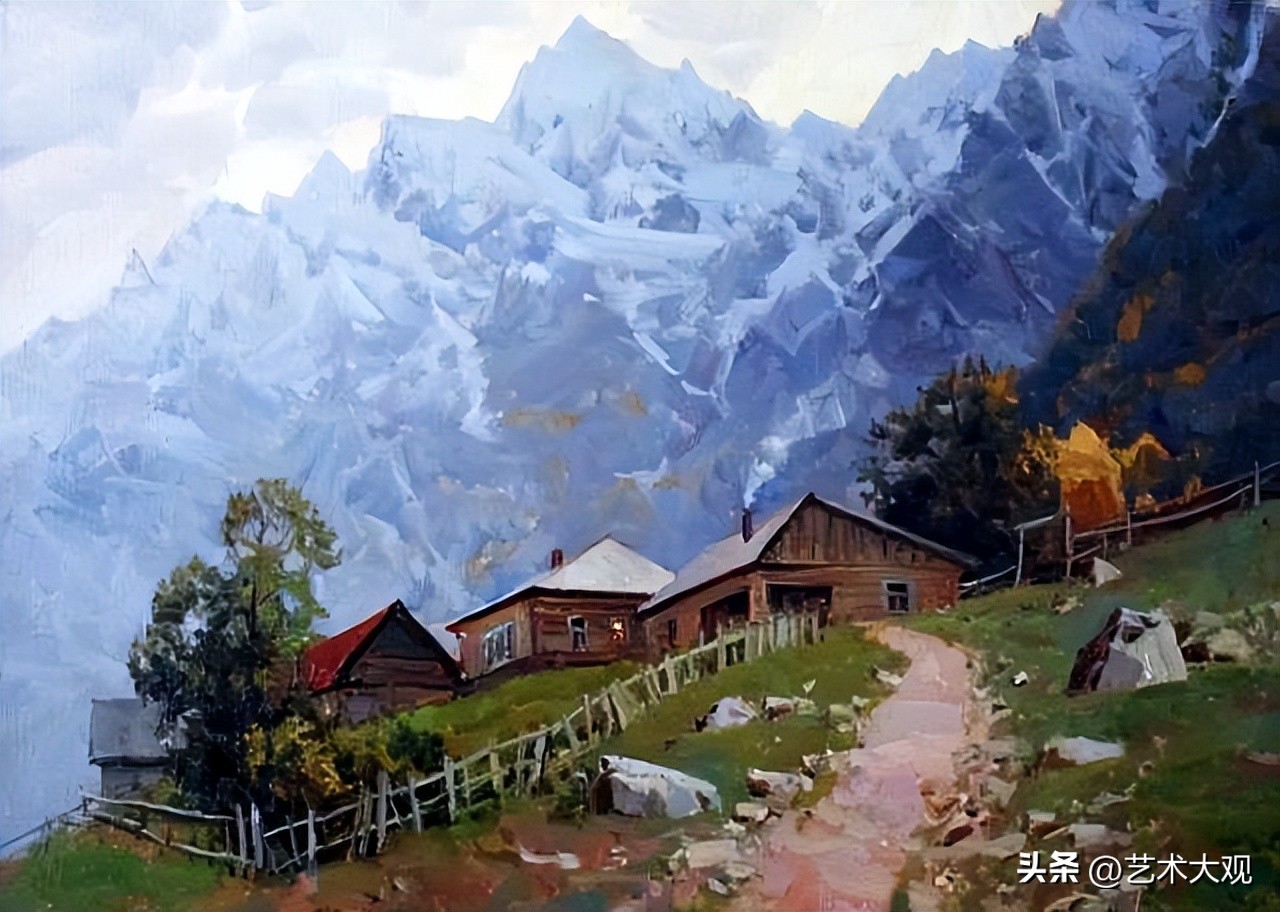 俄罗斯亚历山大巴比奇油画视频,亚历山大巴比奇写生视频全集