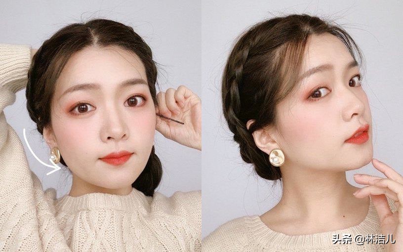 圆脸扎发赵丽颖同款,赵丽颖绑发带的发型图片