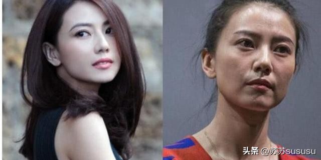 明星素颜和化妆后对比合集,素颜和没素颜一样的明星