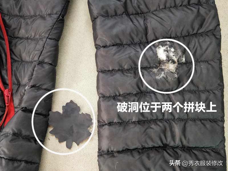 羽绒服破洞补丁能贴住吗 (羽绒服破洞巧补的方法贴补丁)