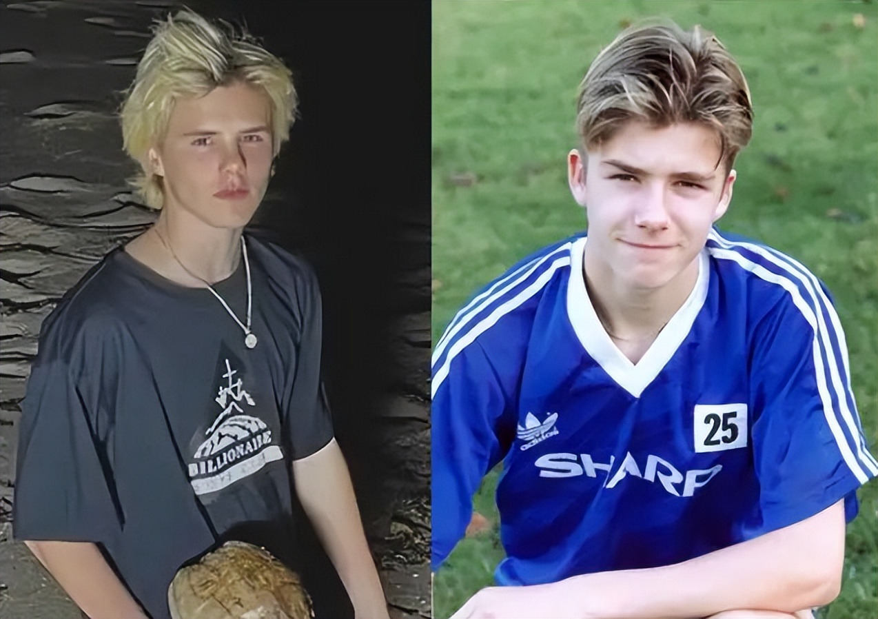 贝克汉姆小七三个孩子,贝克汉姆三个儿子颜值分析