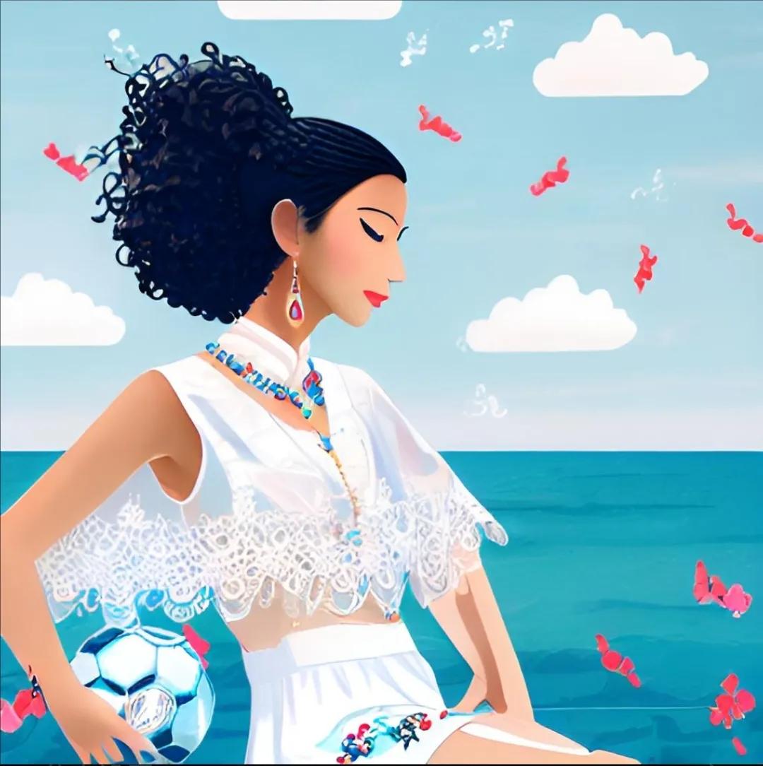 ai绘画足球队徽,ai绘画世界杯