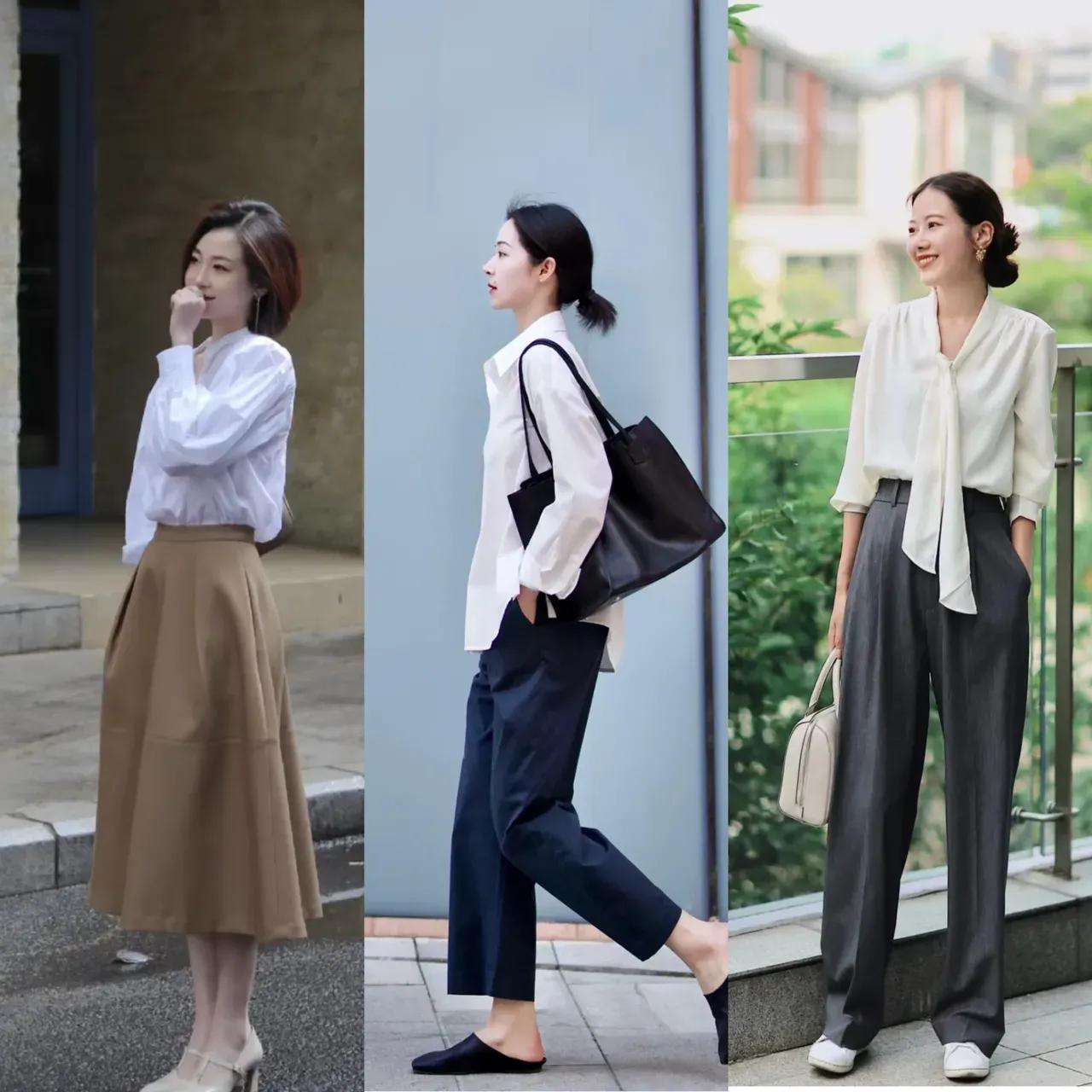 经典的白衬衫如何一衣多穿,白衬衫怎样穿出来时髦感