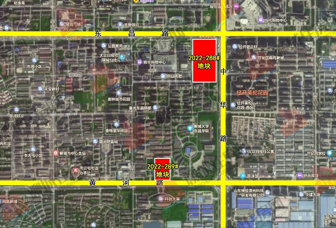 聊城东昌学院新址二期什么时候建,东昌学院选址地块拍卖