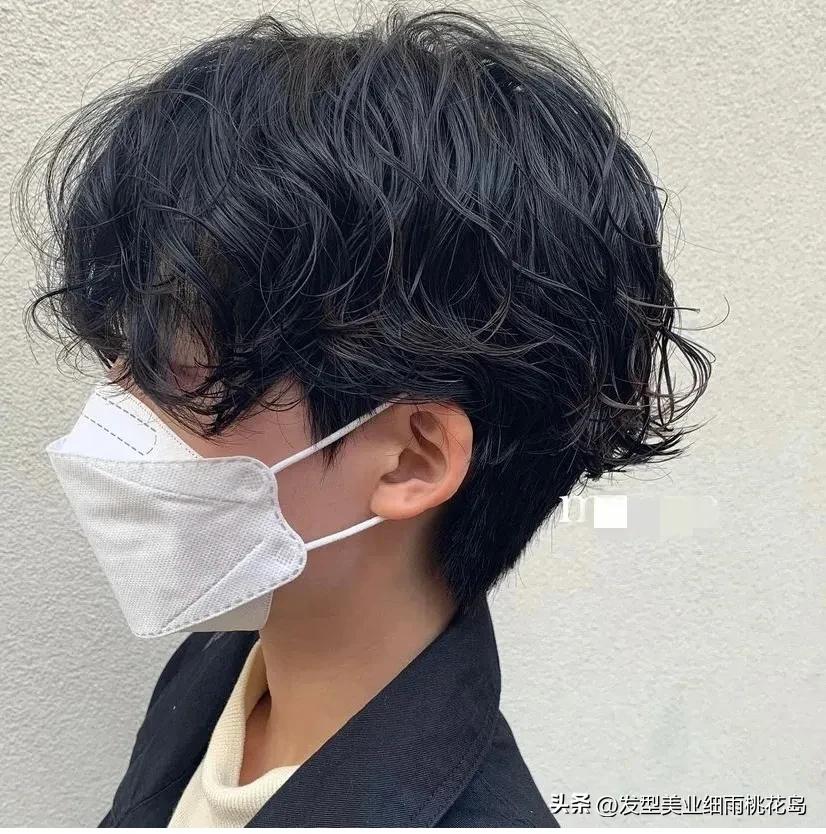 女生超短发烫发图,超短发烫发凌乱烫