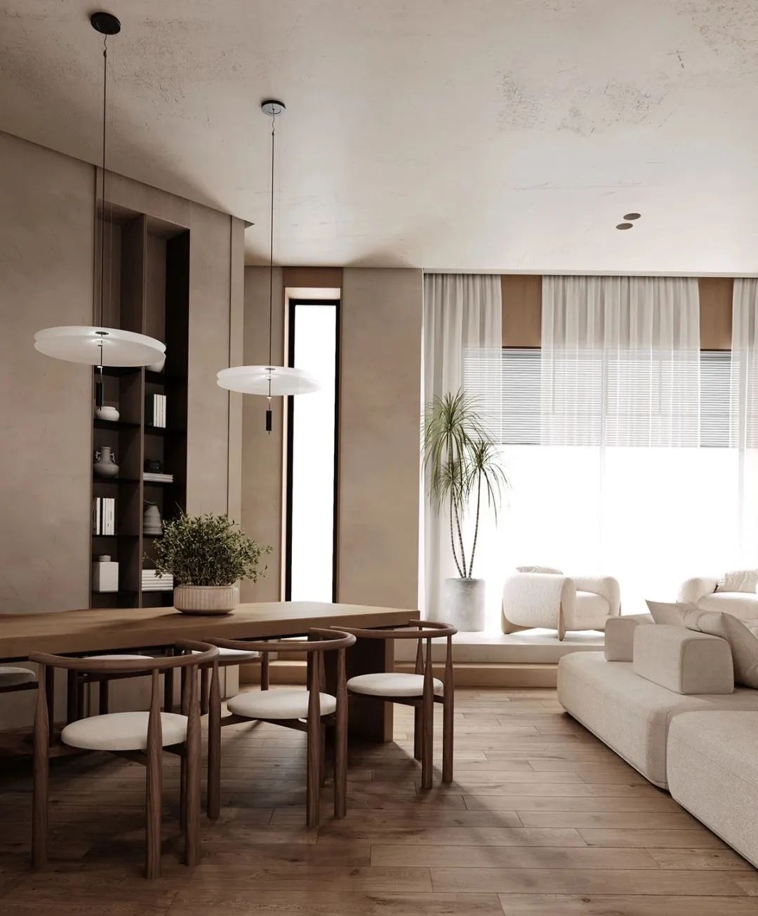 奶茶味浪漫宅!2个案子成功解开米色内饰的标杆设计!