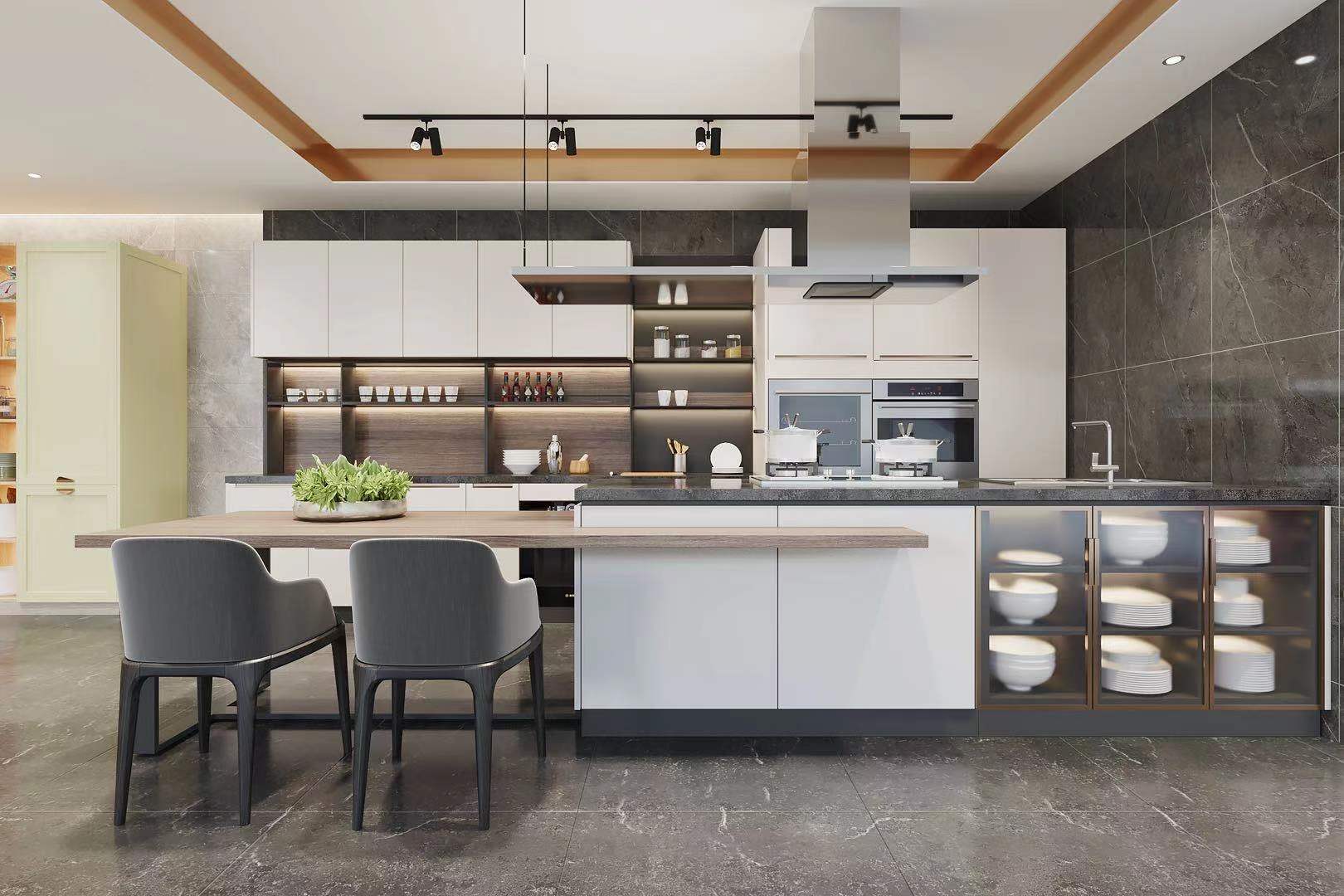 厨房橱柜定制设计平台,厨房定制整体橱柜整套多少钱