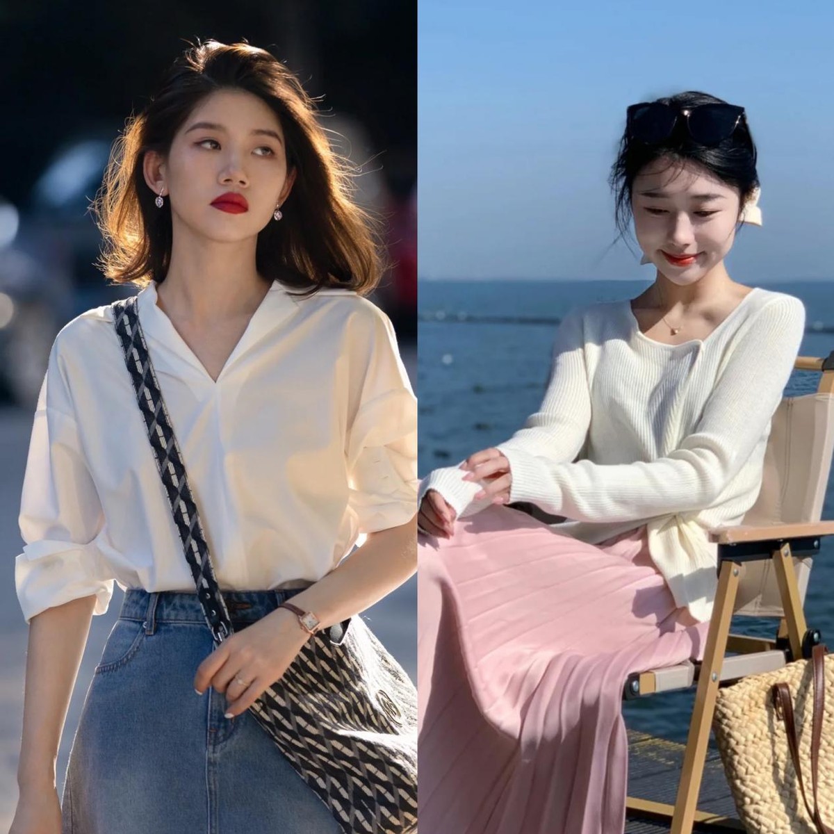 小个女生穿搭有“窍门”,“2个强化+2个弱化”,轻松显高几公分