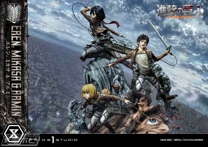 进击的巨人周边手办阿尔敏,进击的巨人艾伦始祖人手办