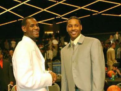 詹姆斯和安东尼绝代双骄,甜瓜安东尼七个三分