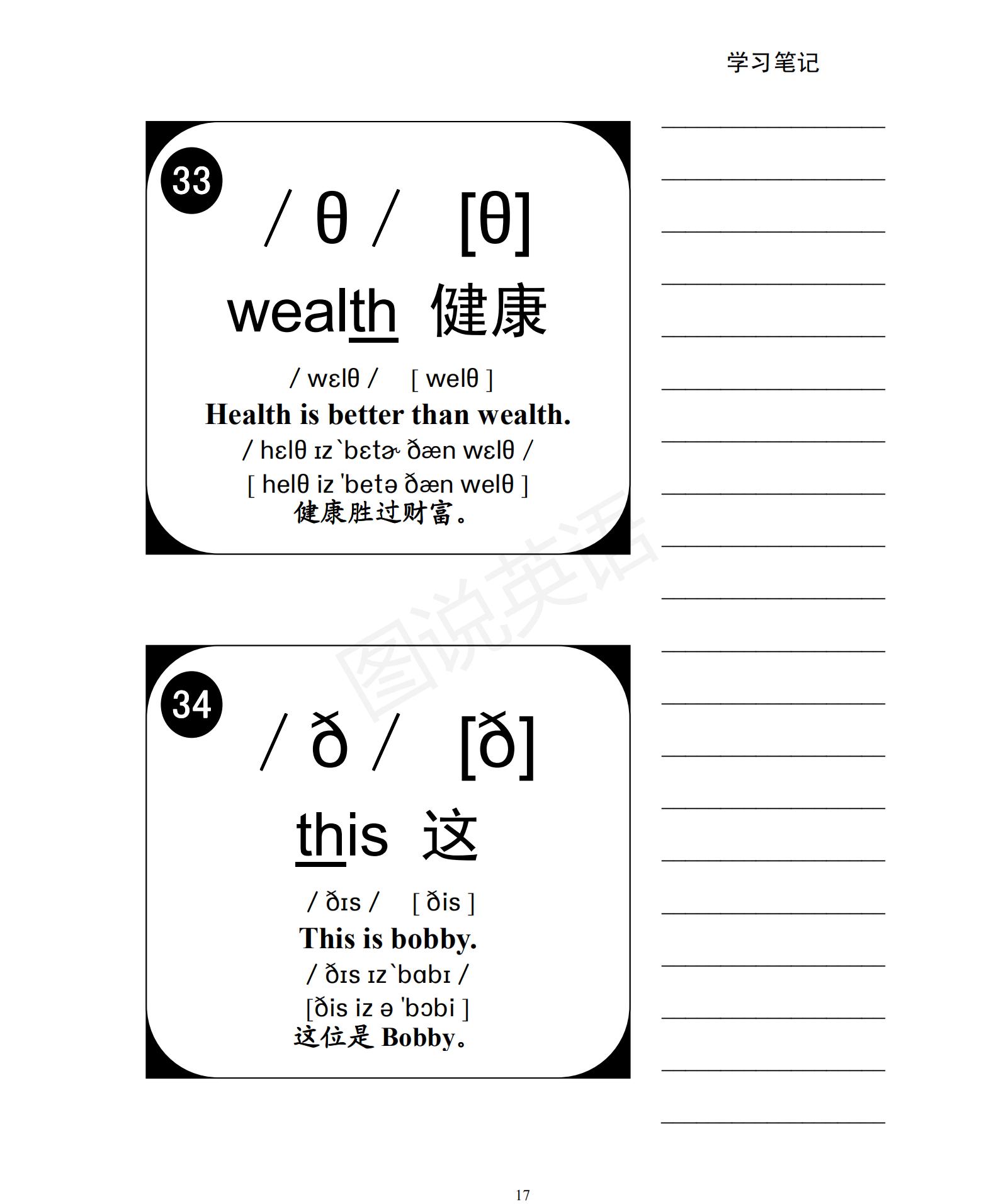 一口气学会音标视频,音标48个国际音标发音教程