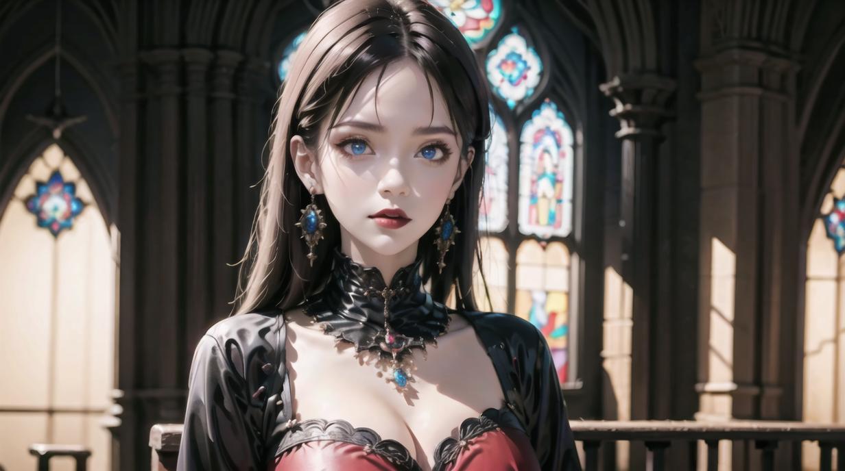 二次元ai女神图片,ai二次元少女美图