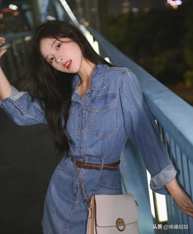 夏天时尚新款牛仔裙,牛仔裙春夏炸街时尚减龄