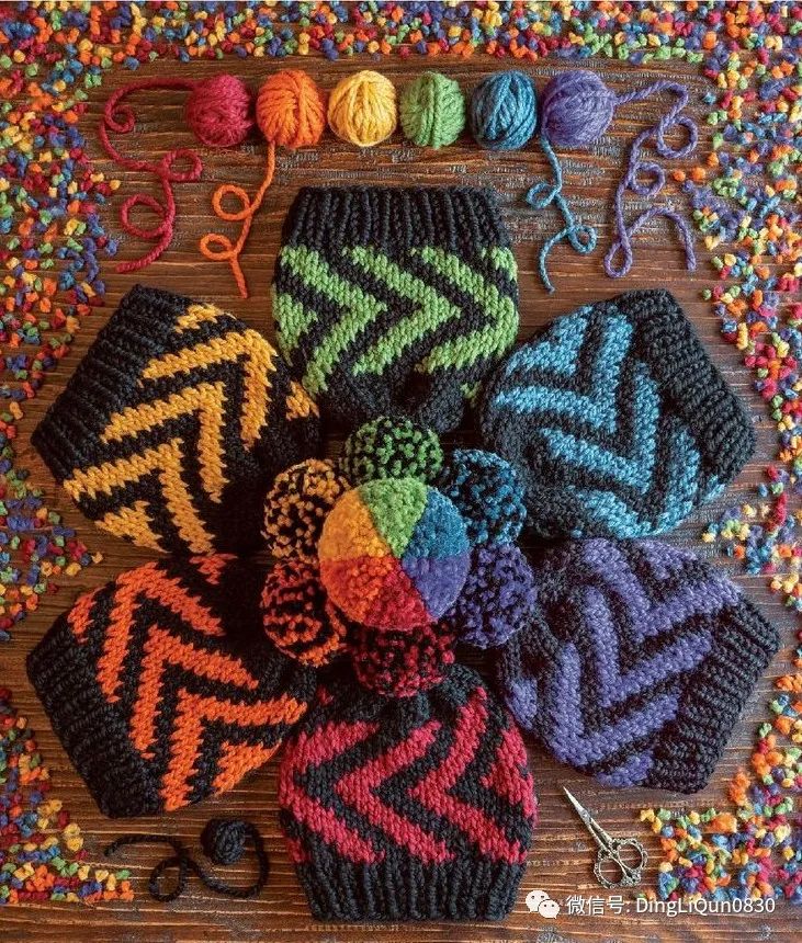 针织帽子设计手稿,针织帽款式设计图