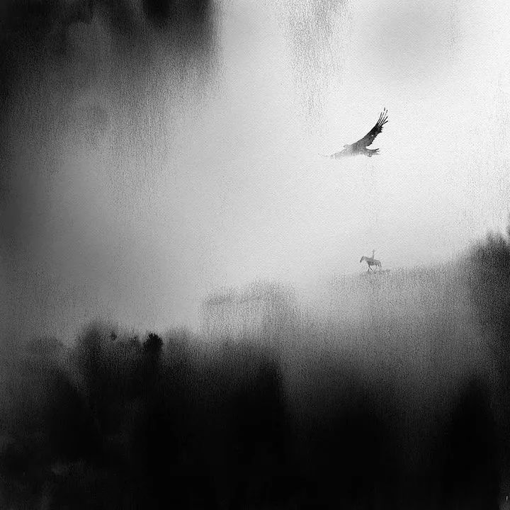 东方美学的中国画神韵,东方水墨画