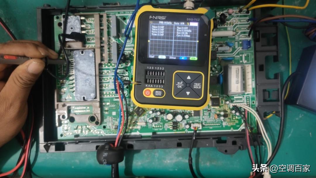 380v3匹柜式空调维修视频,变频空调无图纸电路板维修