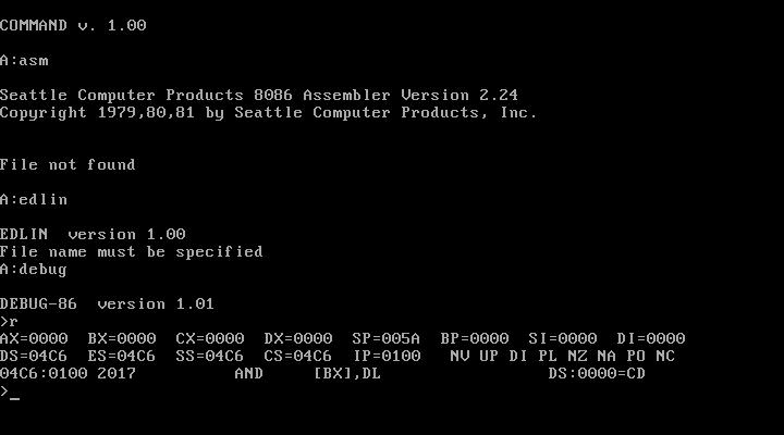 时光机—DOS的起源