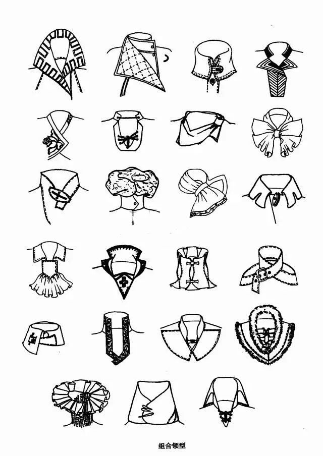 不同领型搭配衣服,如何看懂服装颜色搭配图