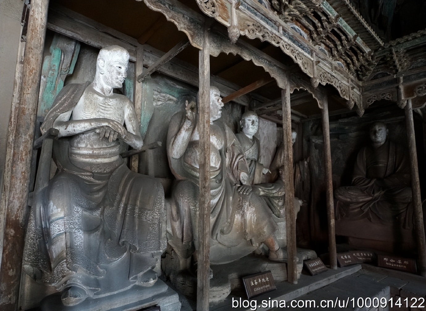 山西平遥双林寺庙彩塑简介,平遥双林寺彩塑