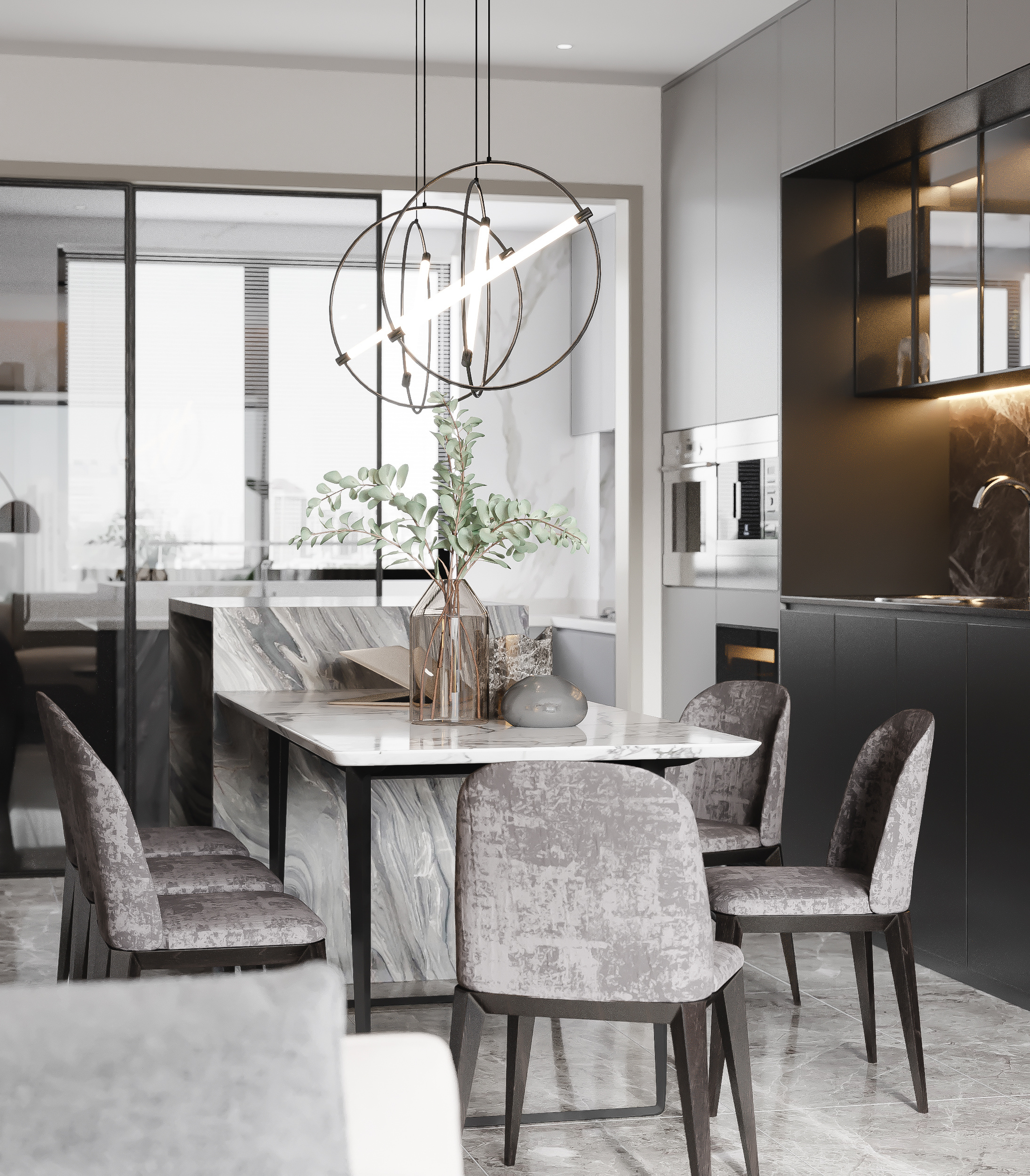 成都130平暖色系现代风，这样的设计装修，真想天天腻在家里