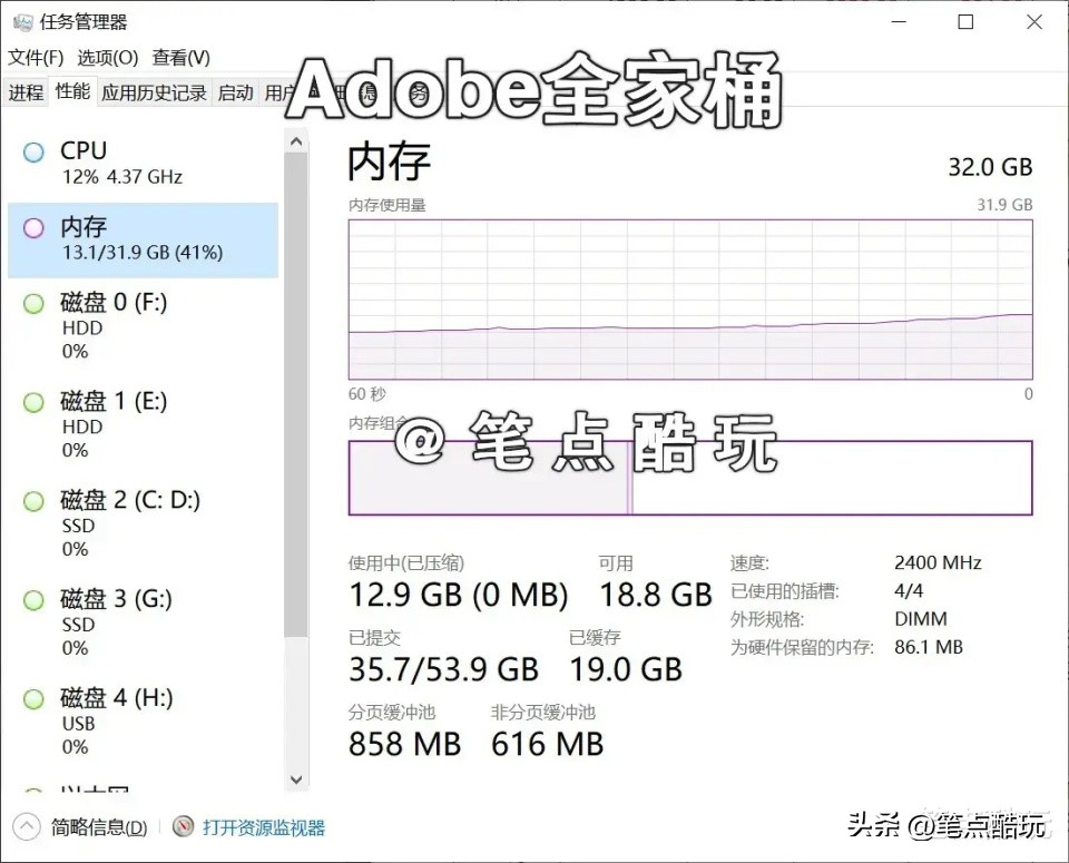 适合办公的电脑一般选多大内存和硬盘比较好？