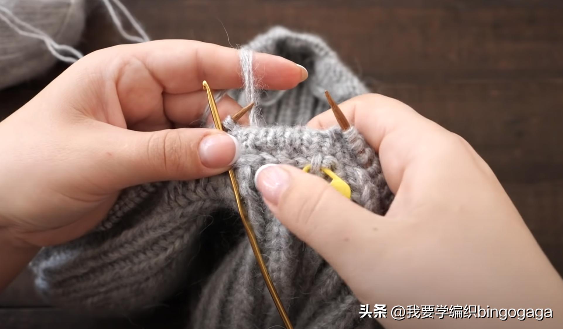 简单的女冬风雪帽编织,秋冬大帽檐帽子编织