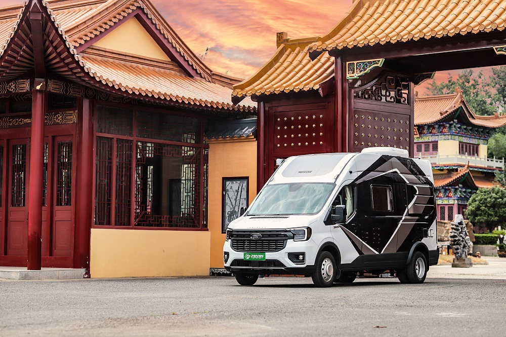 福特v348b型长轴低顶房车,福特v363B型房车自驾游