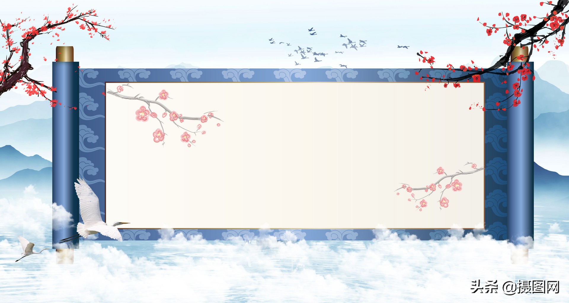 古风风格宫廷背景图,中国风背景图古典竖版