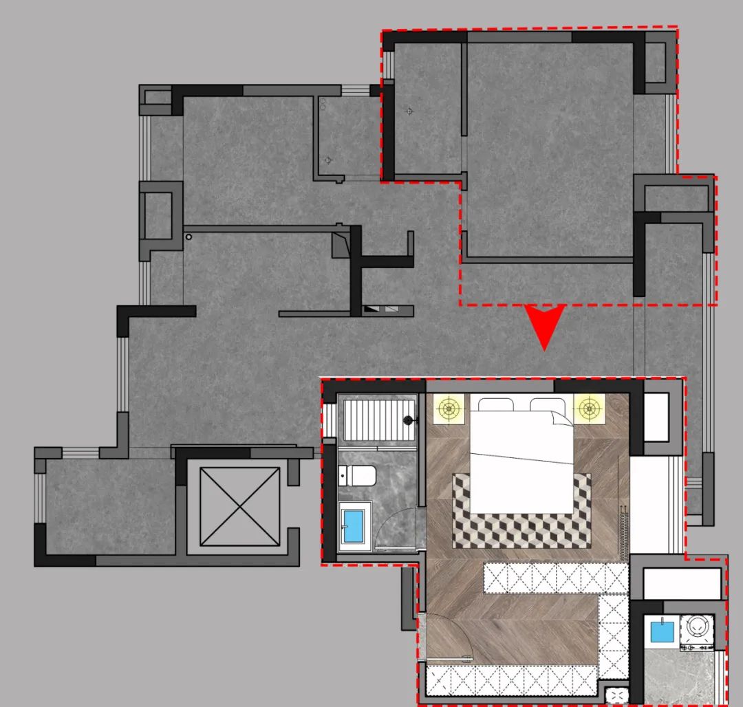 看看别人家的130㎡三居室!北雁湖两套案例对比,改善型很走心
