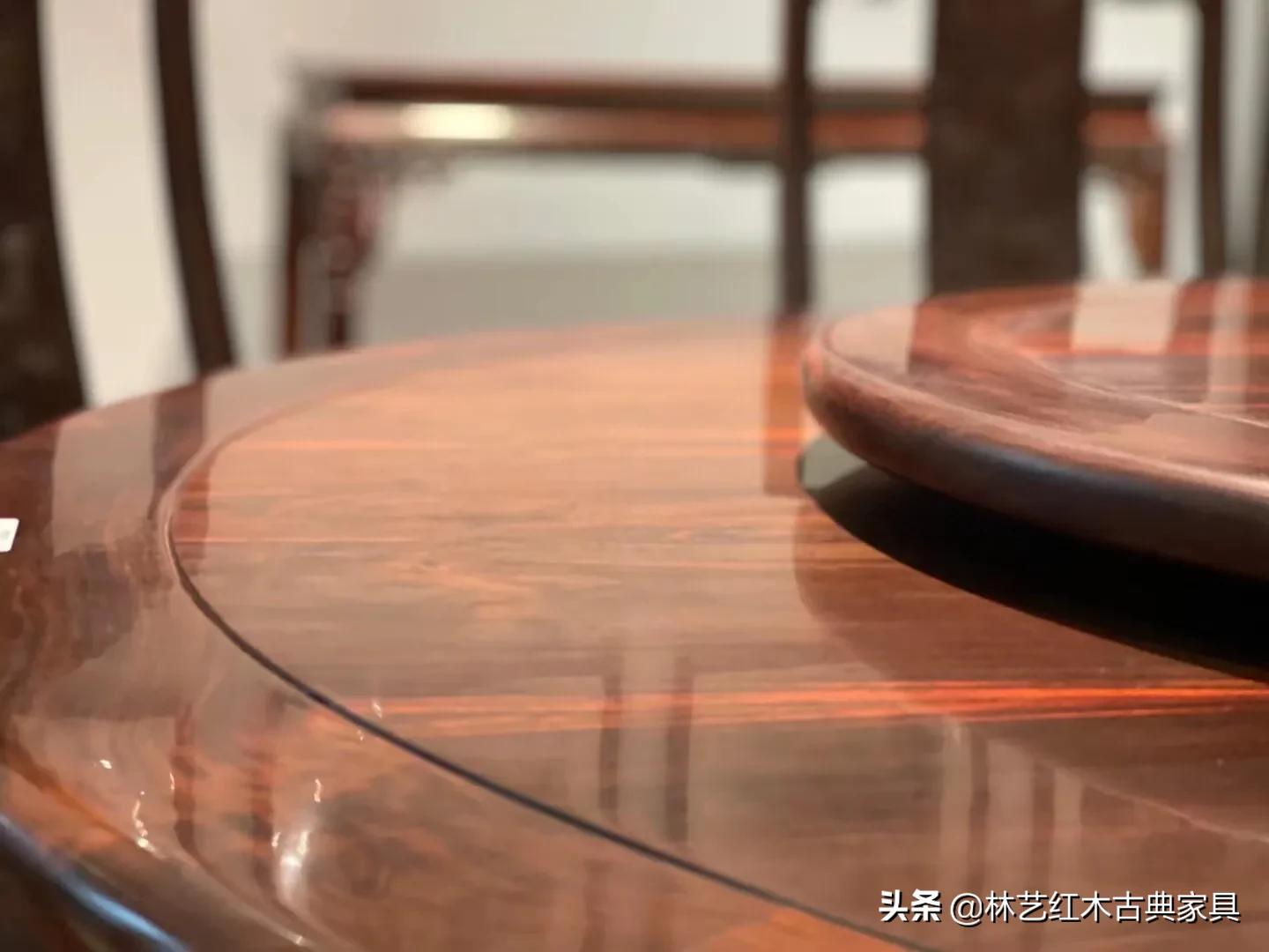 最漂亮的大红酸枝餐桌,大红酸枝方餐桌图片大全集
