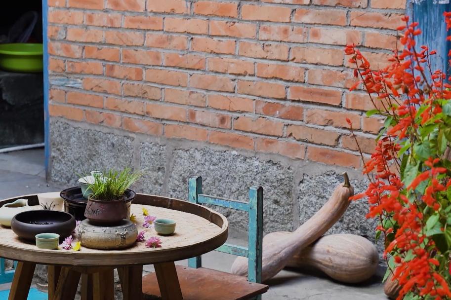 田园风光美丽的农家小院,美丽庭院装点幸福生活