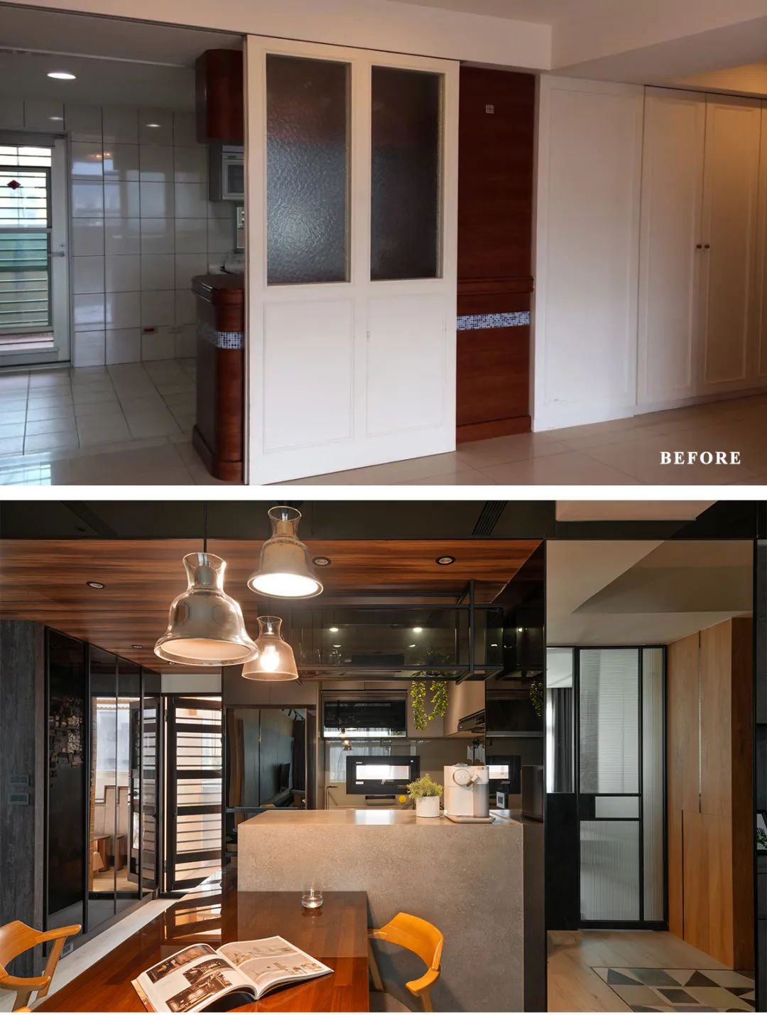 老房子全屋翻新简约风格,76平轻奢旧房翻新