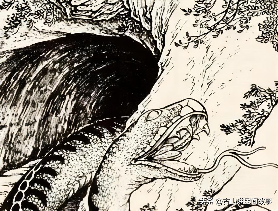 男子被一条大青蛇缠上的民间故事,民间青蛇的真实故事