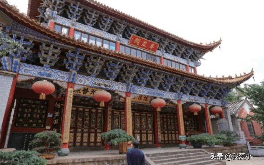 云南昆明古建筑群图,云南省昆明市官渡古镇古建筑