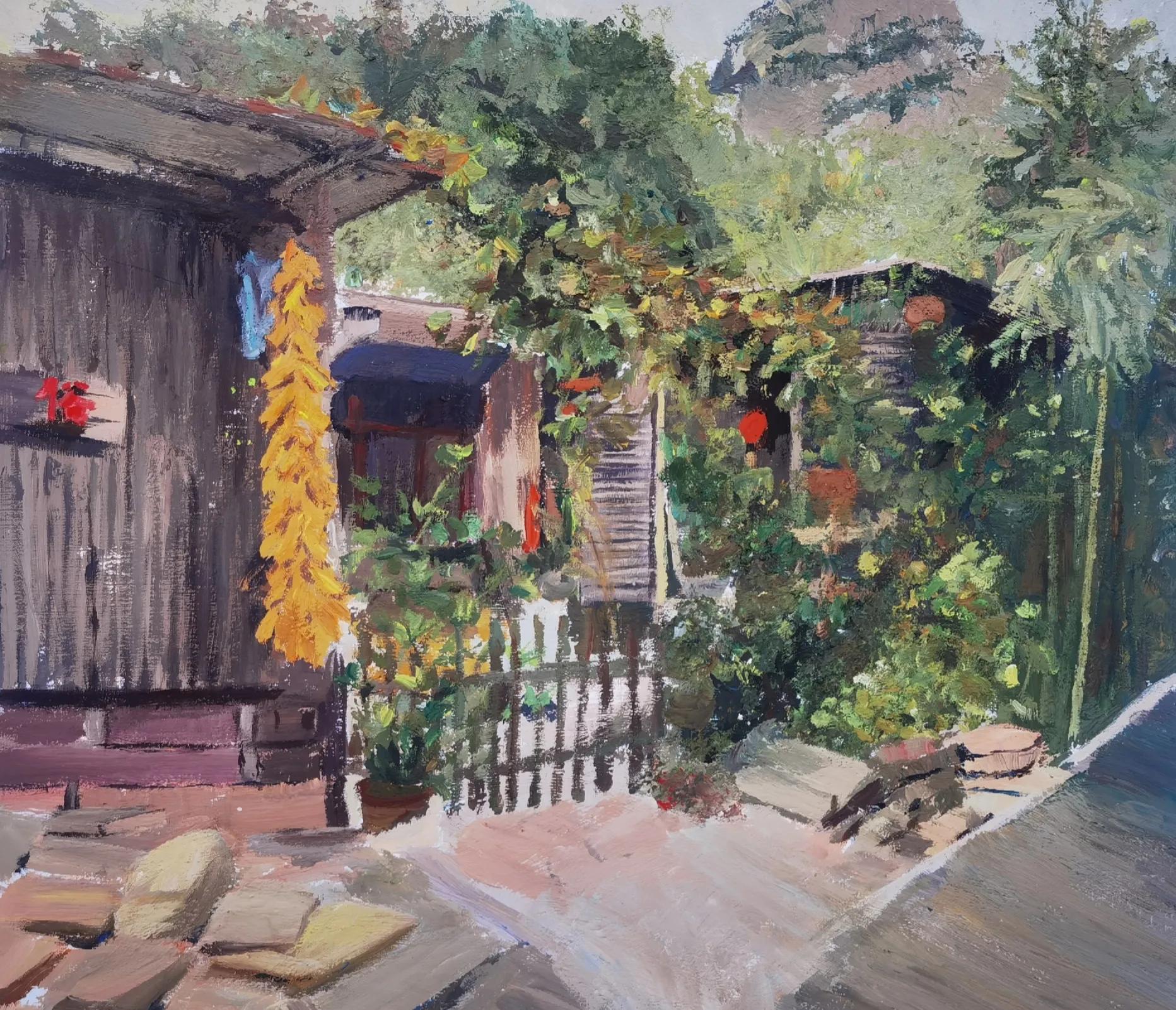 叶县迎国庆书画展,叶县融通实验高中国庆画展