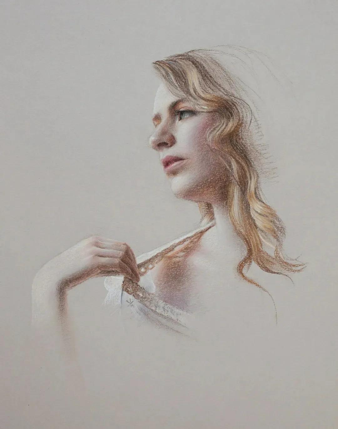 国外当代超写实艺术作品,西方油画大师笔下的绝世美人