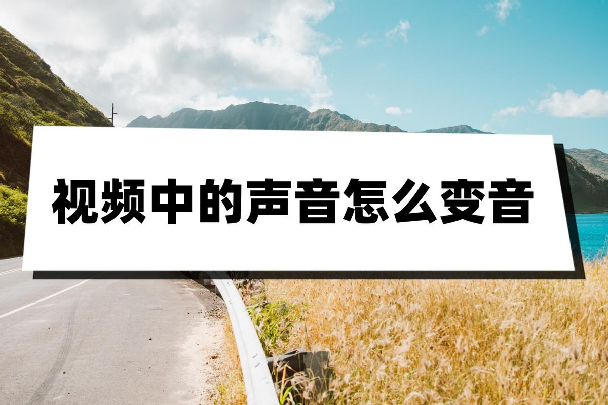 怎么给自己的视频声音变音,拍视频怎么变音