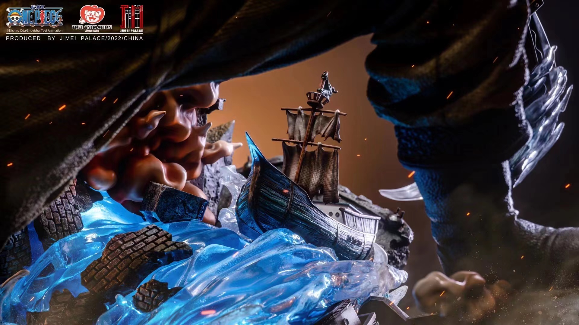 集美殿堂凯多手办,25周年海贼王手办